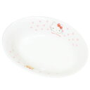 ハローキティ キッズ食器 カレー皿 ピンクハート サンリオ 金正陶器 女の子 子ども 子供 日本製食器 キャラクター グッズ シネマコレクションバレンタイン