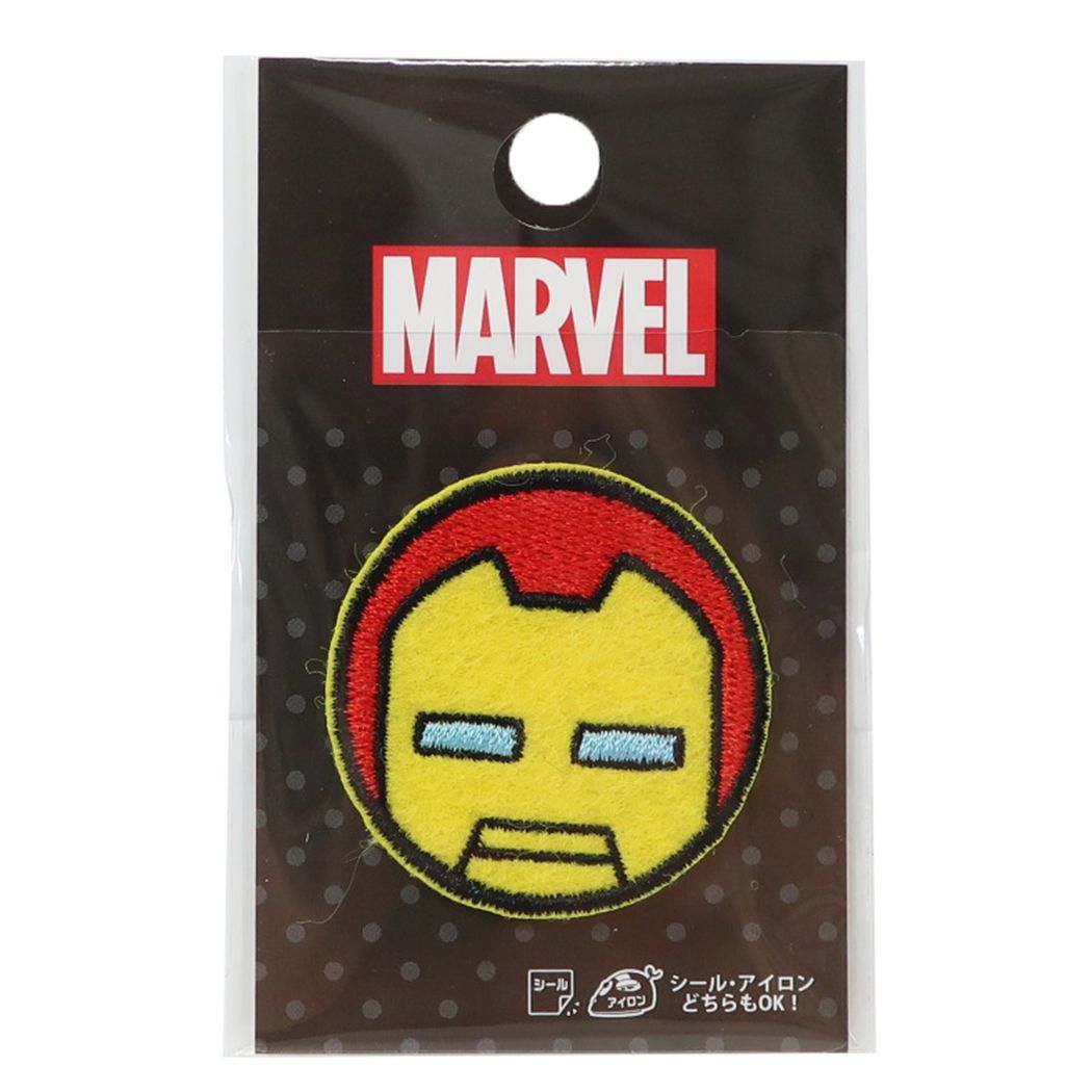 アイアンマン ワッペン アイロンパッチシール MARVEL パイオニア 手芸用品 キャラクター グッズ メール便可【MARVELCorner】