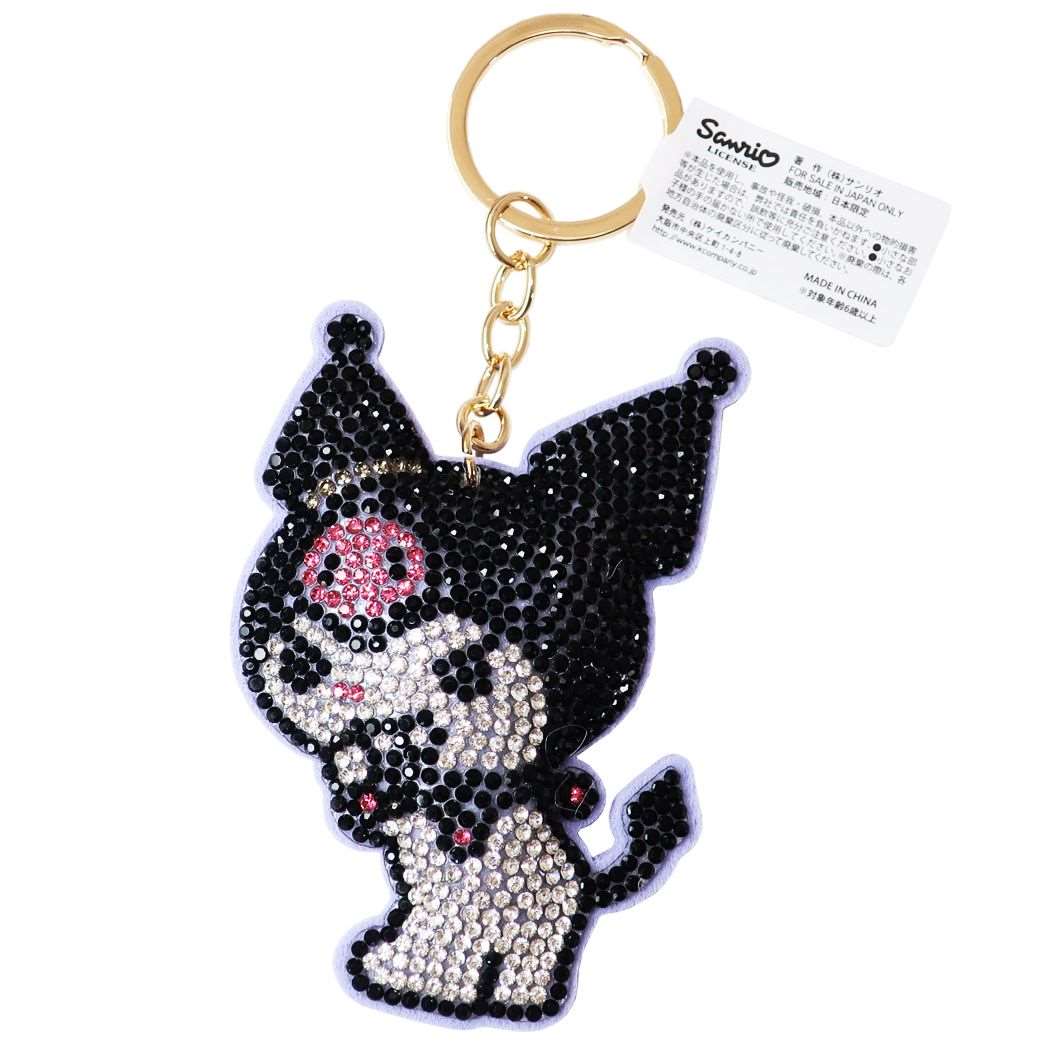 クロミ キーホルダー ラインストーンマスコット サンリオ ケイカンパニー プレゼント キャラクター グッズ メール便可 シネマコレクション ホワイトデーのサムネイル