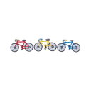 ワッペン 連続ワッペン 自転車 新入学 お気に入りシリーズ 清原 手芸用品 アイロン接着 アレンジ 入園 幼稚園 小学生 キッズ 子ども グッズ メール便可 シ...