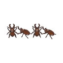 ワッペン 連続ワッペン クワガタ カブトムシ 新入学 お気に入りシリーズ 清原 手芸用品 アイロン接着 アレンジ 入園 幼稚園 小学生 キッズ 子ども グッズ ...