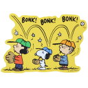 スヌーピー ダイカットシール ダイカットビニールステッカー BONK! ピーナッツ スモールプラネット デコシール 耐水性 キャラクター グッズ メール便可 シネマコレクション