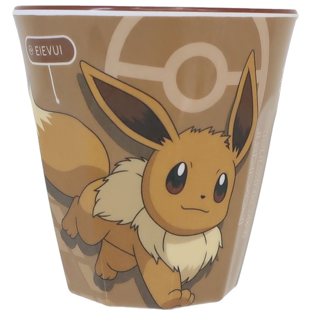 ポケットモンスター メラミンコップ プリントメラミンカップ イーブイ ポケモン ティーズファクトリー プラスチック 食器 キャラクター グッズ シネマコレクション