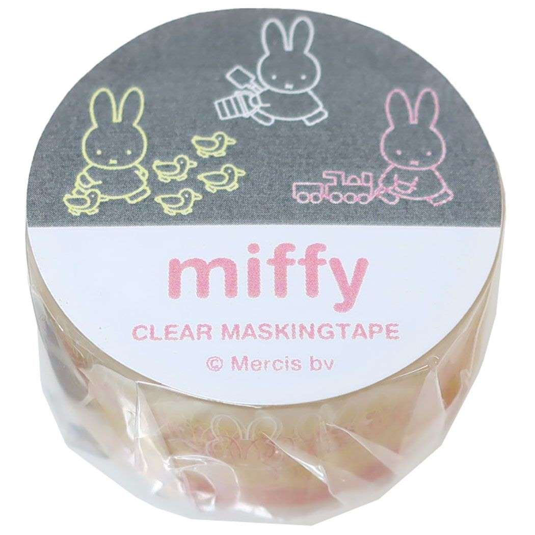 【12月は毎日ポイント10倍!】ミッフィー マスキングテープ クリア20mmマステ walk ディックブルーナ Green Flash デコテープ 手帳デコ 絵...
