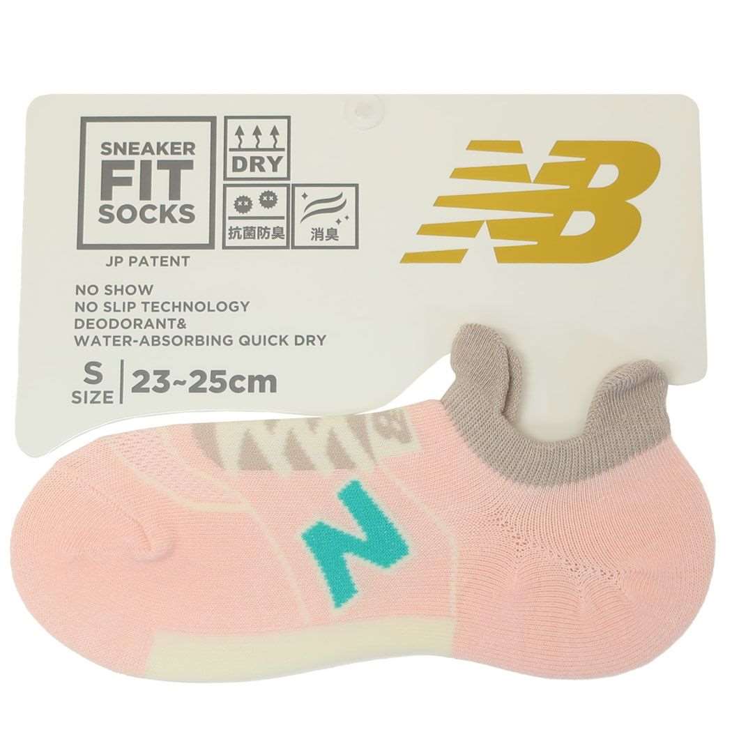 ニューバランス 女性用靴下 レディーススニーカーソックス S ピンク new balance シン NB エヌビー フレンズヒル FRIENDSHILL プレゼント 女の子 スポーツブランド グッズ メール便可 シネマコレクション