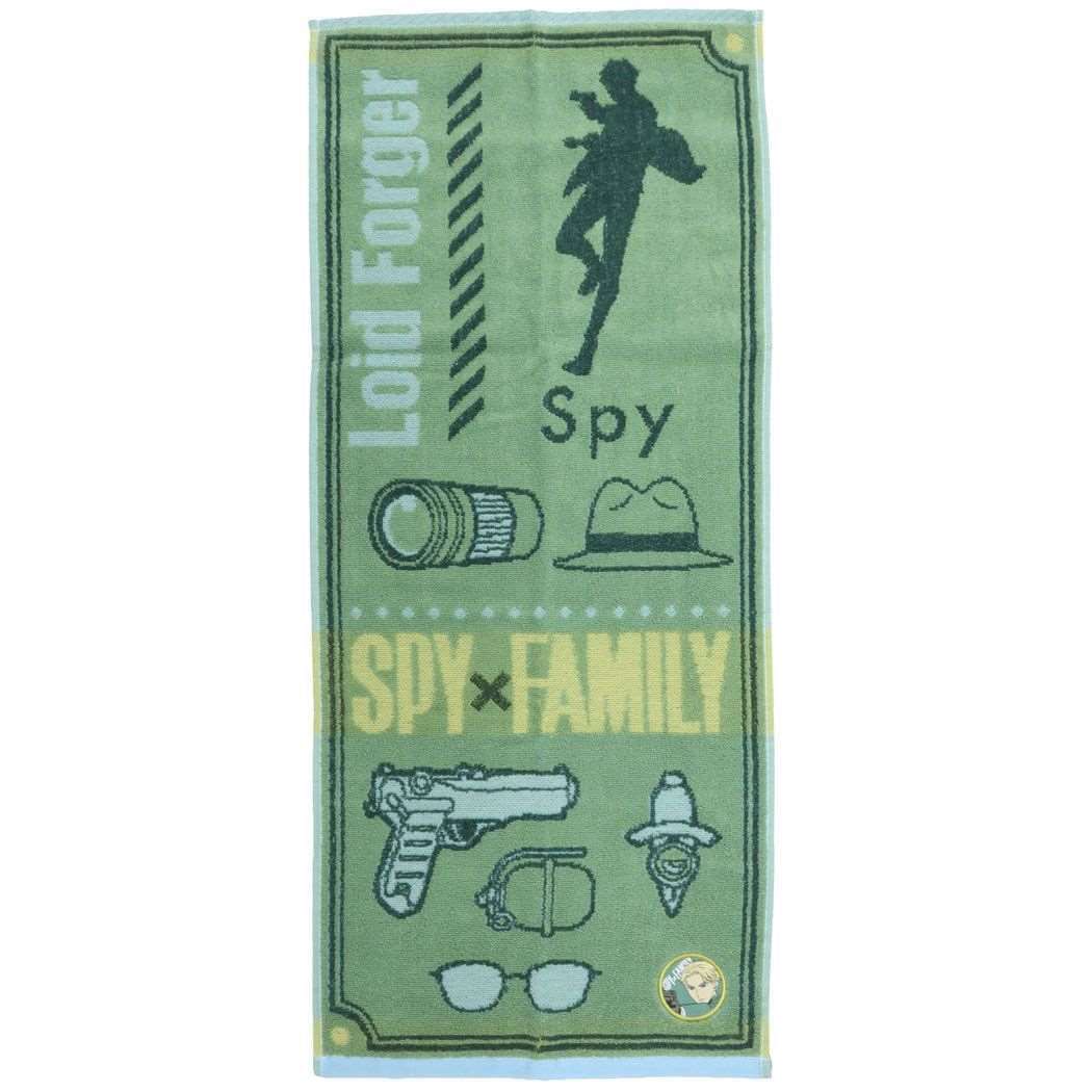 楽天キャラクターのシネマコレクションスパイファミリー SPY FAMILY グッズ フェイスタオル ジャガードロングタオル ロイド アイコン 少年ジャンプ 丸眞 新生活雑貨 アニメキャラクター メール便可 シネマコレクション