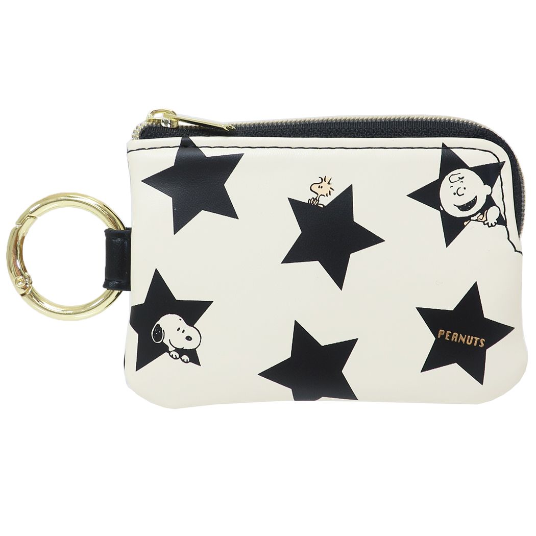 スヌーピー キーケース キーケースポーチ 星 ピーナッツ カミオジャパン 鍵ケース 鍵入れ 小物入れ キャラクター グッズ メール便可 シネマコレクションのサムネイル