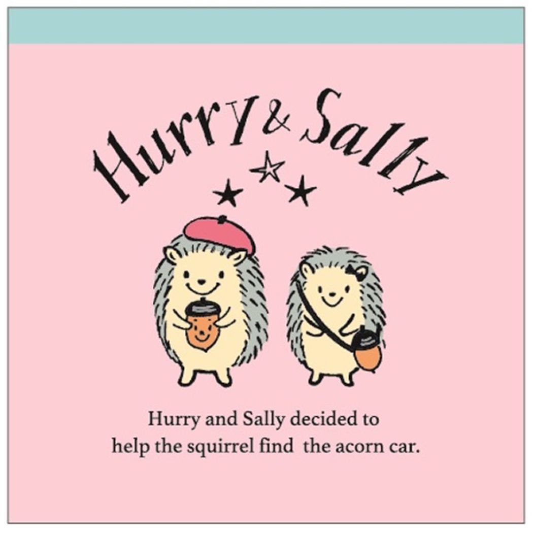 【12月は毎日ポイント10倍!】ハリーサリー メモ帳 メモパッド 探し物 クローズピン 2柄60枚 かわいい 事務用品 グッズ メール便可 シネマコレクション