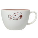 スヌーピー マグカップ 木目調スープマグ リラックスタイム ピーナッツ マリモクラフト スープカップ プラスチック 食器 キャラクター グッズ シネマコレクショ...