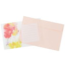 いわさきちひろ レターセット とうめいレターセット Red Green Flash 便箋&封筒 かわいい グッズ メール便可 シネマコレクション