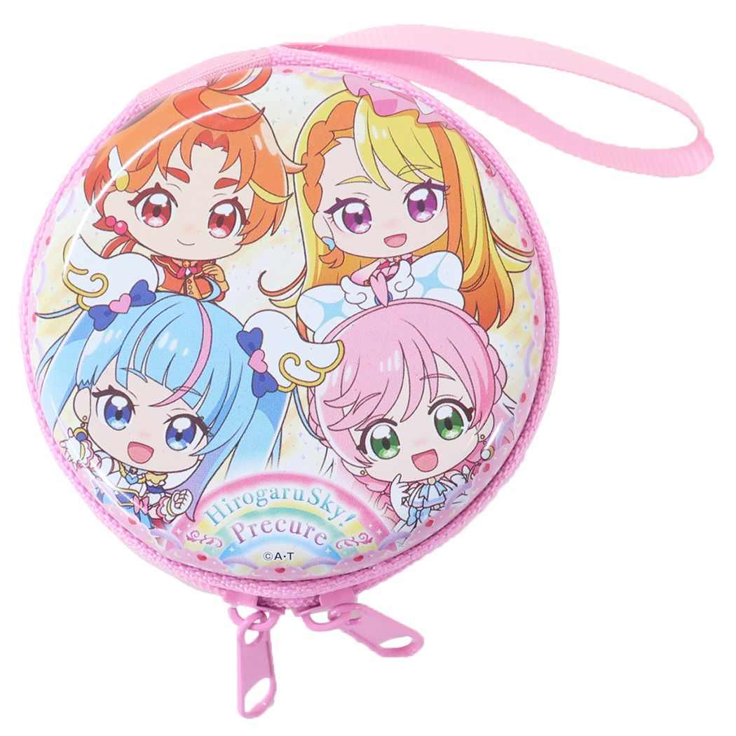 ひろがるスカイ！プリキュア ミニポーチ 缶ポーチ 2ピンク エンスカイ 小物入れ アニメキャラクター グッズ シネマコレクション