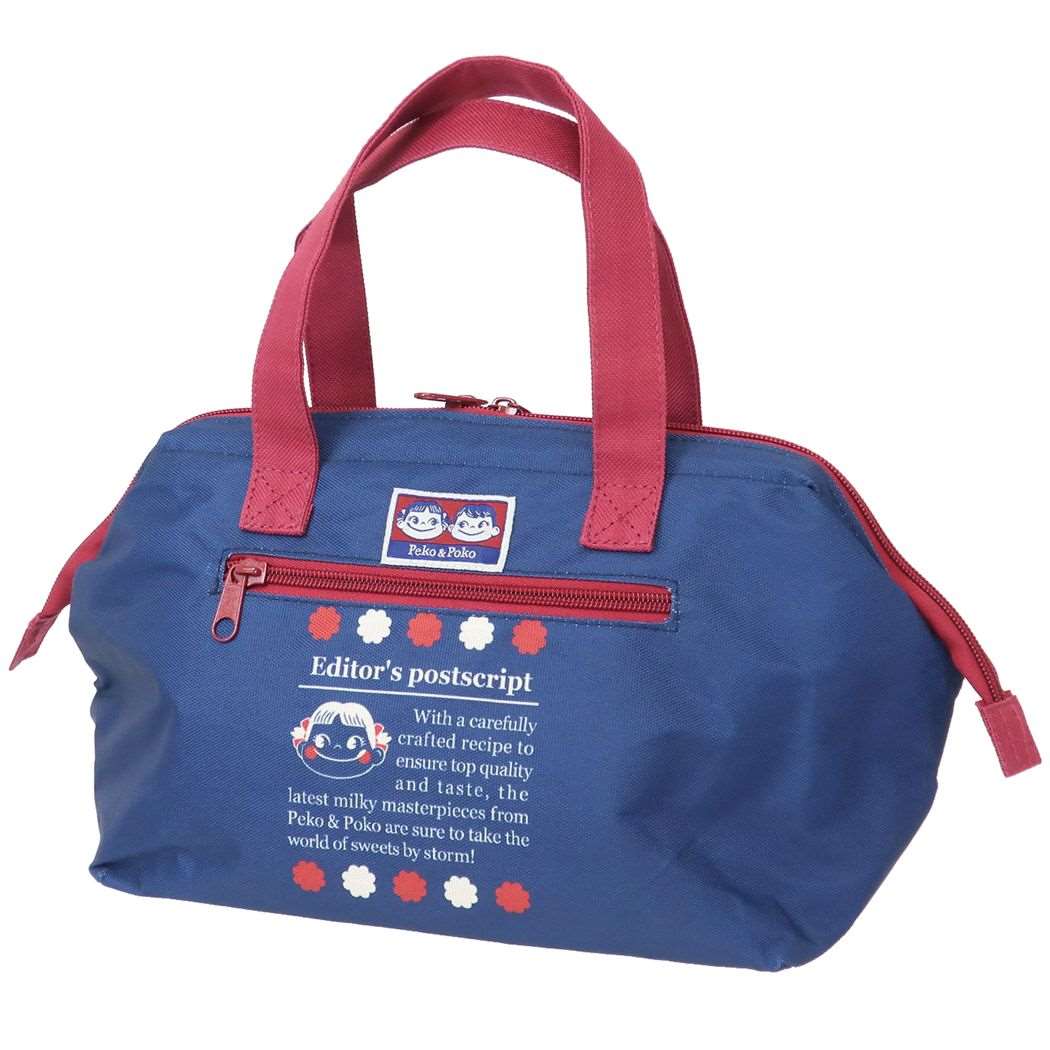 不二家のペコちゃん ランチバッグ 保冷保温ワイヤーランチバッグ レトロ ジェイズプランニング お弁当かばん キャラクター グッズ シネマコレクションのサムネイル