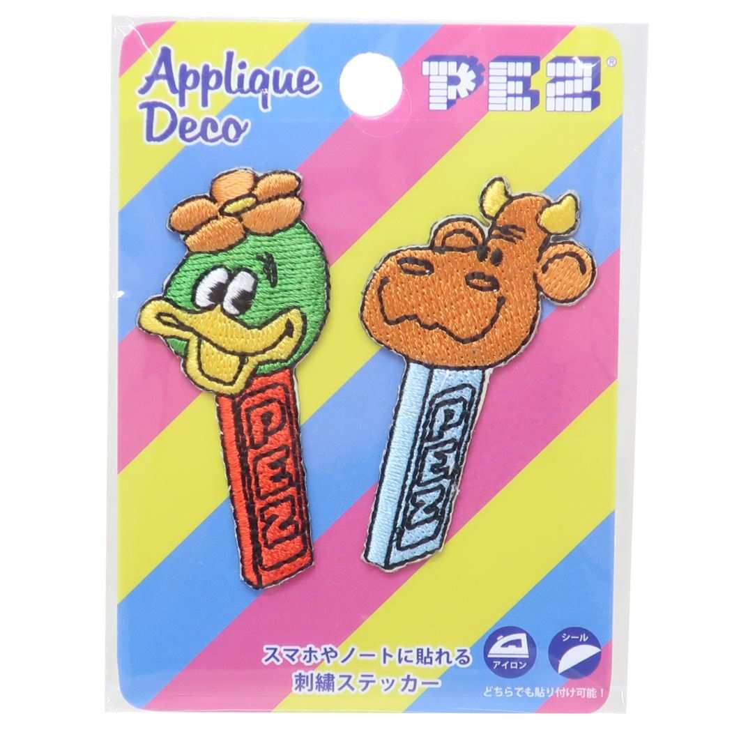 PEZ ワッペン 刺繍ステ