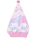マイメロディ キャップタオル マイクロキャップタオル フラワーピンクリボン サンリオ 丸眞 ヘアドライタオル帽子 マイクロファイバー お風呂上り 海プール用品 ...