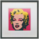 アンディ ウォーホール アートポスター Andy Warhol Marilyn Monroe1967 (hot pink) 美工社 額付き ギフト インテリア ...