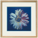 アンディ ウォーホール アートポスター Andy Warhol Daisy c.1982(blue on blue) 美工社 額付き ギフト インテリア 取寄品...