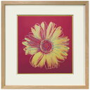 アンディ ウォーホール アートポスター Andy Warhol Daisy c.1982(fuchsia & yellow) 美工社 額付き ギフト インテリア...