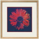 アンディ ウォーホール アートポスター Andy Warhol Daisy c.1982(blue & red) 美工社 額付き ギフト インテリア 取寄品 シ...
