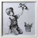 バンクシー アートポスター Banksy Game Changer 美工社 額付き ギフト インテリア 取寄品 シネマコレクション