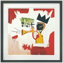 ジャン-ミシェル バスキア アートポスター Jean-Michel Basquiat Trumpet 1984 美工社 額付き ギフト インテリア 取寄品 シネ...