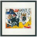 ジャン-ミシェル バスキア アートポスター Jean-Michel Basquiat Untitled (Tyrany) 1982 美工社 額付き ギフト インテリア 取寄品 シネマコレクション