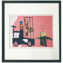 ジャン-ミシェル バスキア アートポスター Jean-Michel Basquiat Molasses1983 美工社 額付き ギフト インテリア 取寄品 シネ...