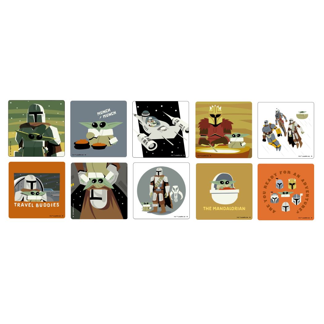 スターウォーズ マンダロリアン グッズ テーブルウェア ブラインドアクリルコースター全10種 シーズン3 インロック コレクション雑貨 キャラクター メール便可 シネマコレクション