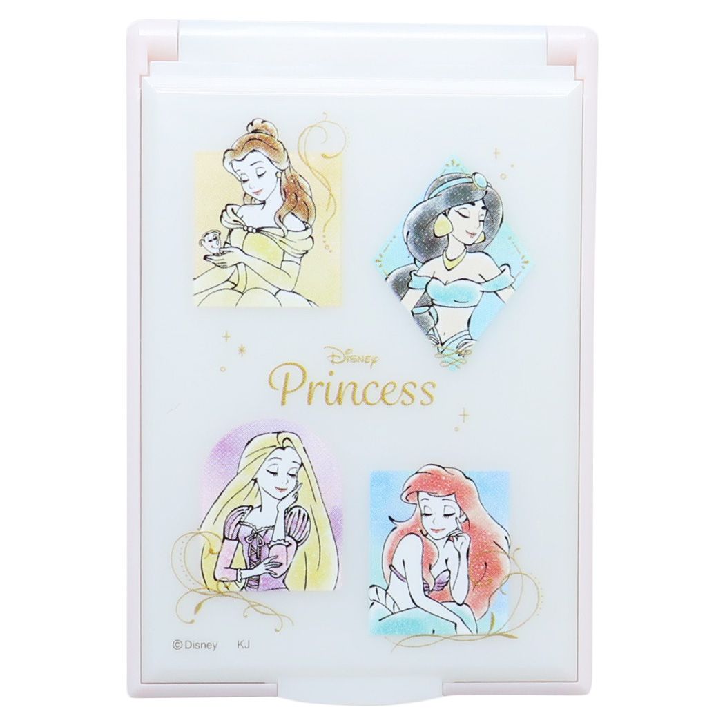 ディズニープリンセス 手鏡 カードミラーS ディズニー カミオジャパン コンパクトミラー キャラクター グッズ メール便可 シネマコレクションのサムネイル