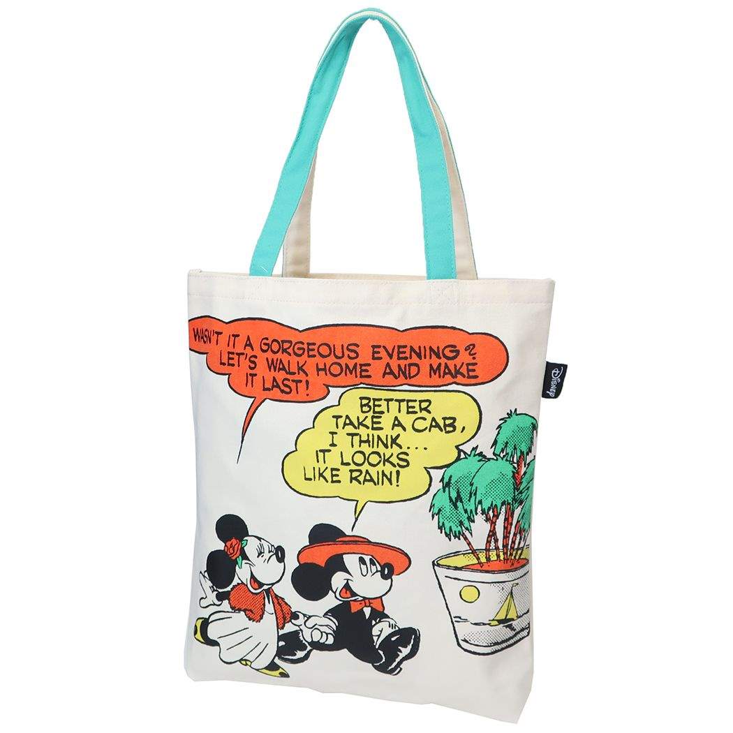 ミッキーマウス＆ミニーマウス トートバッグ グッディバッグ パーティー ディズニー スモールプラネット 手提げかばん A4サイズ対応 キャラクター グッズ シネマコレクションのサムネイル