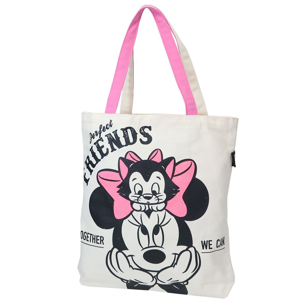 ミニーマウス トートバッグ グッディバッグ ミニーマウスミニー＆フィガロ ディズニー スモールプラネット 手提げかばん A4サイズ対応 キャラクター グッズ シネマコレクションのサムネイル