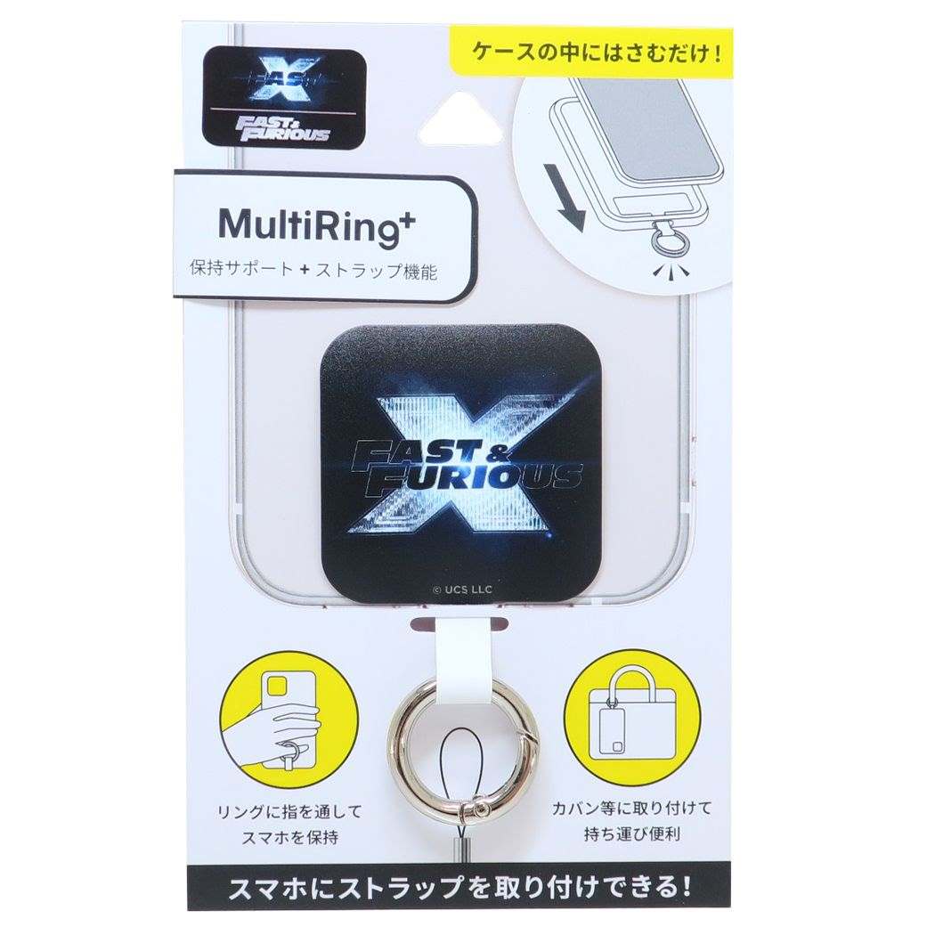 【ポイント10倍 & クーポン！】ワイルドスピード スマホアクセ マルチリングプラス ロゴ グルマン ...
