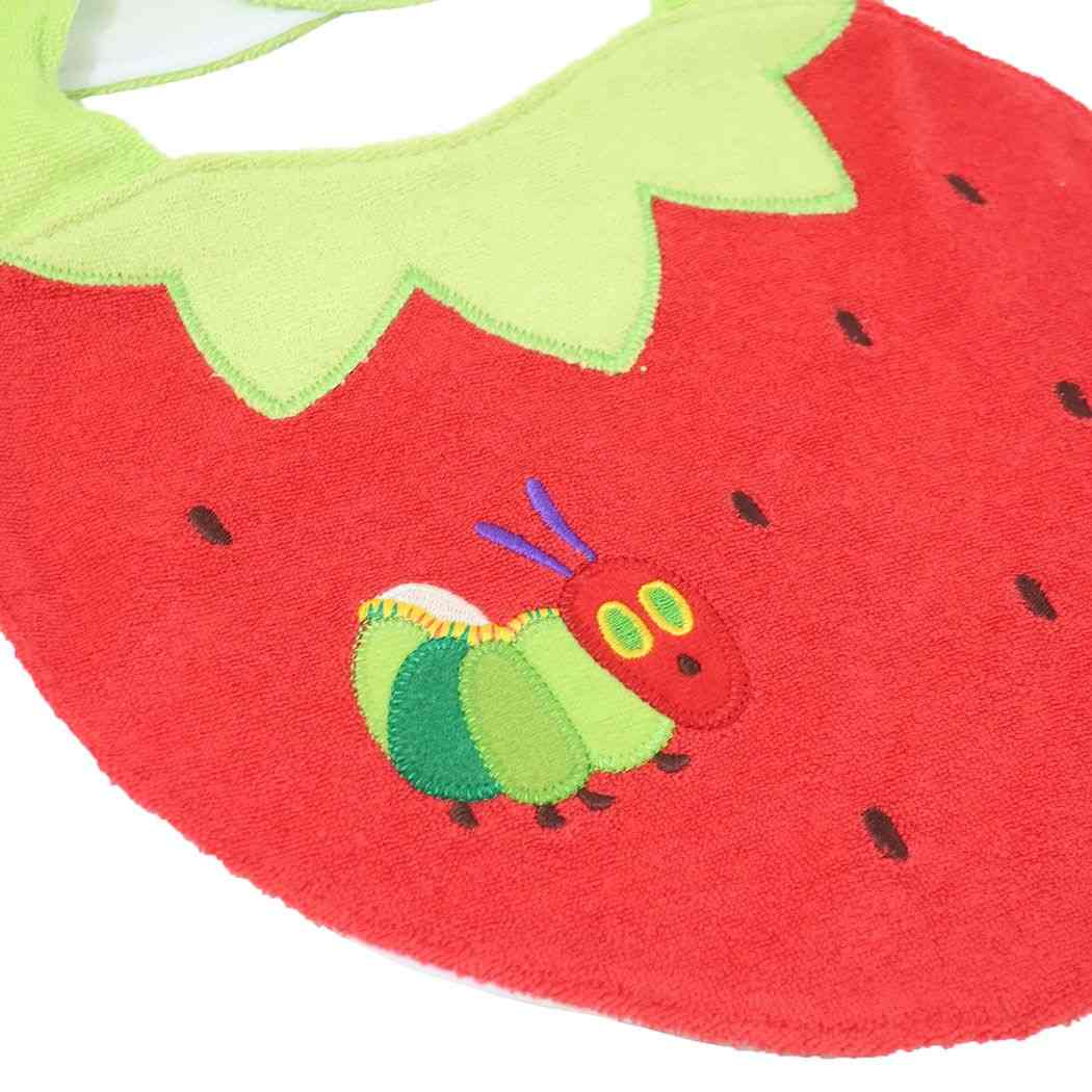 はらぺこあおむし ベビービブ キャラ スタイ いちご エリックカール サンアロー よだれかけ ベビー 赤ちゃん用品 出産祝い ギフト 絵本キャラクター グッズ メール便可 シネマコレクション