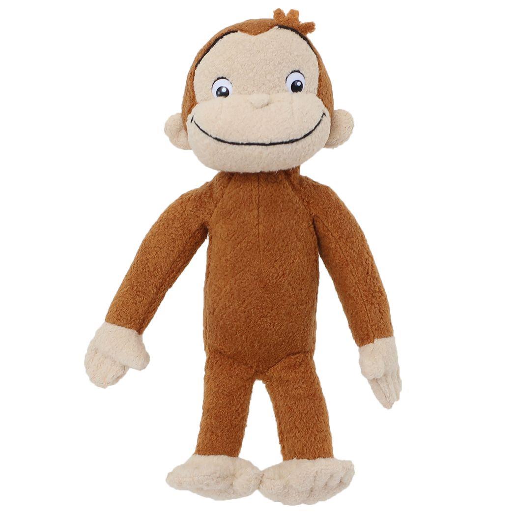 おさるのジョージ ぬいぐるみ ふかふかS アニメーションジョージ サンアロー プレゼント かわいい 絵本キャラクター グッズ シネマコレクション