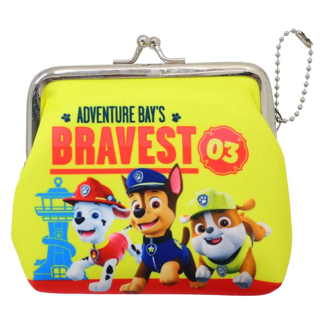 パウパトロール 小銭入れ がまぐち2 コインケース イエロー ケイカンパニー ミニポーチ アニメキャラクター グッズ メール便可 シネマコレクション