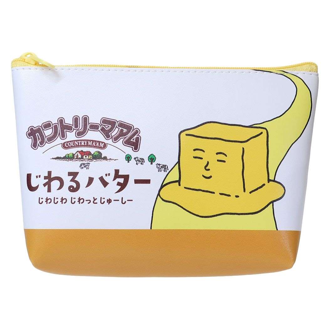 Other - 【ポイント10倍 & クーポン！】船型ポーチ コスメポーチ カントリーマアム じわるバター お菓子パッケージ 化粧ポーチ 小物入れ