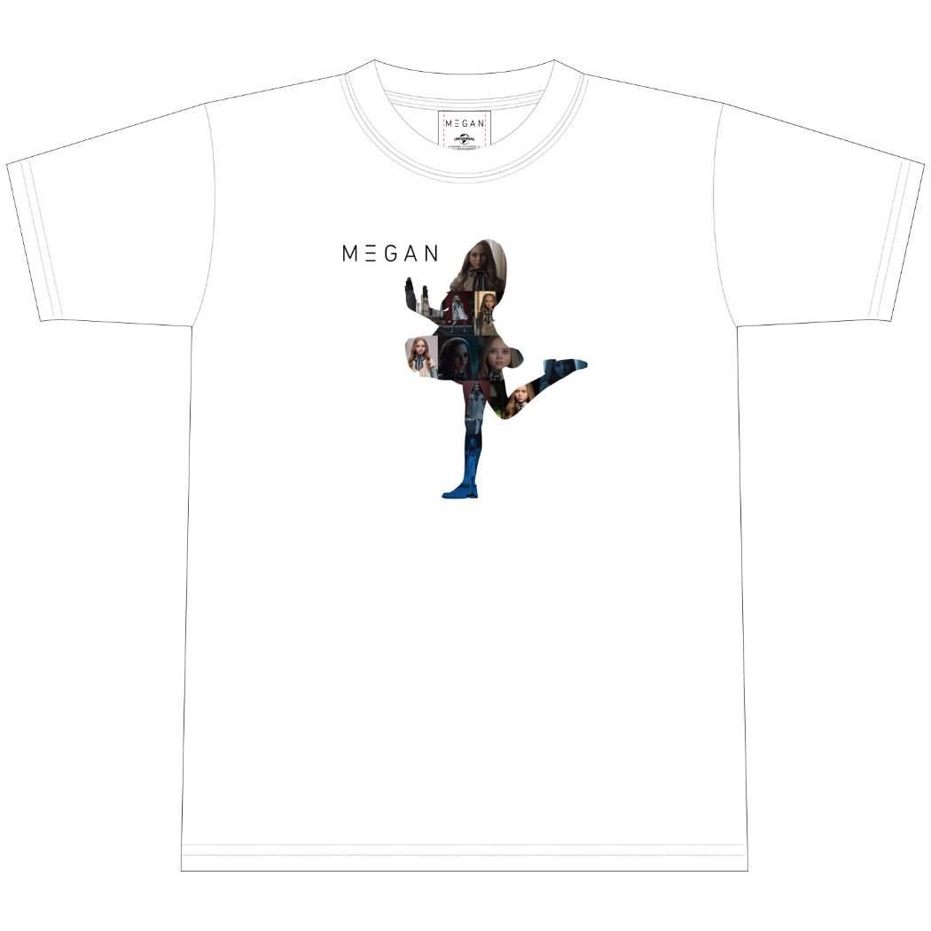 ミーガン Tシャツ T-SHIRTS 白 Mサイズ Lサイズ インロック コレクション雑貨 プレゼント 映画キャラクター グッズ メール便可 シネマコレクション