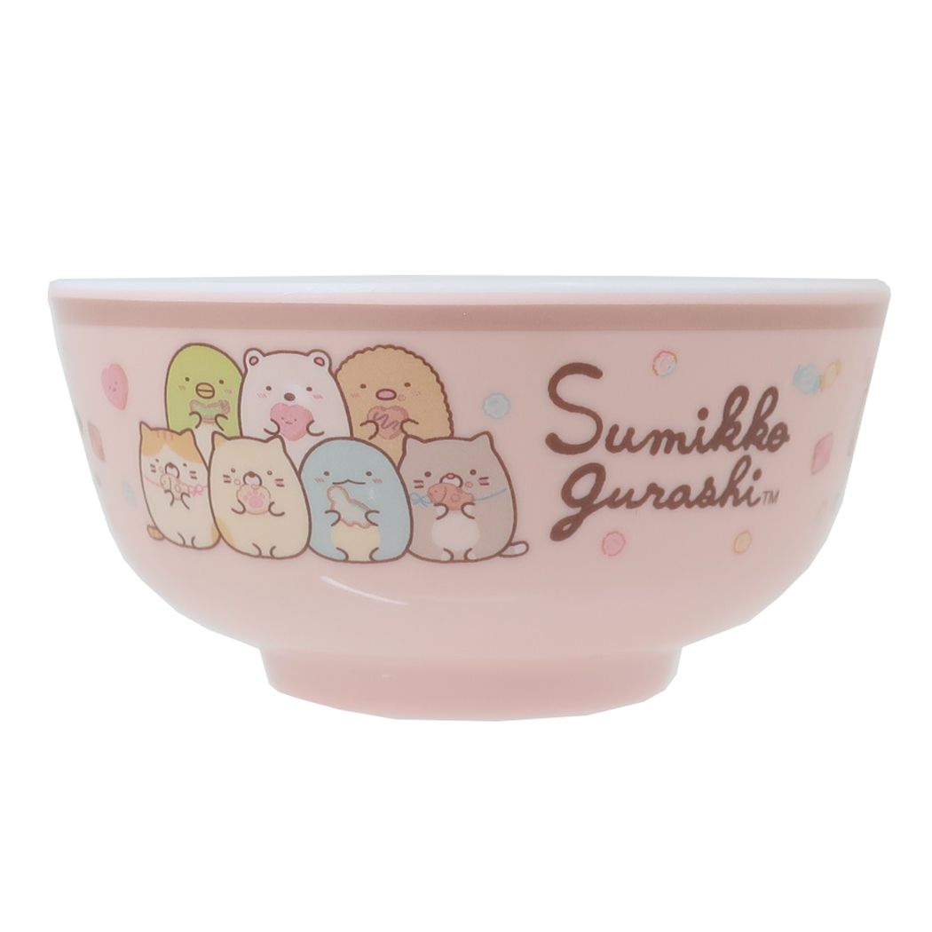 すみっコぐらし お茶碗 メラミンボウルS 集合 サンエックス ケイカンパニー メラミン食器 キャラクター グッズ シネマコレクションのサムネイル