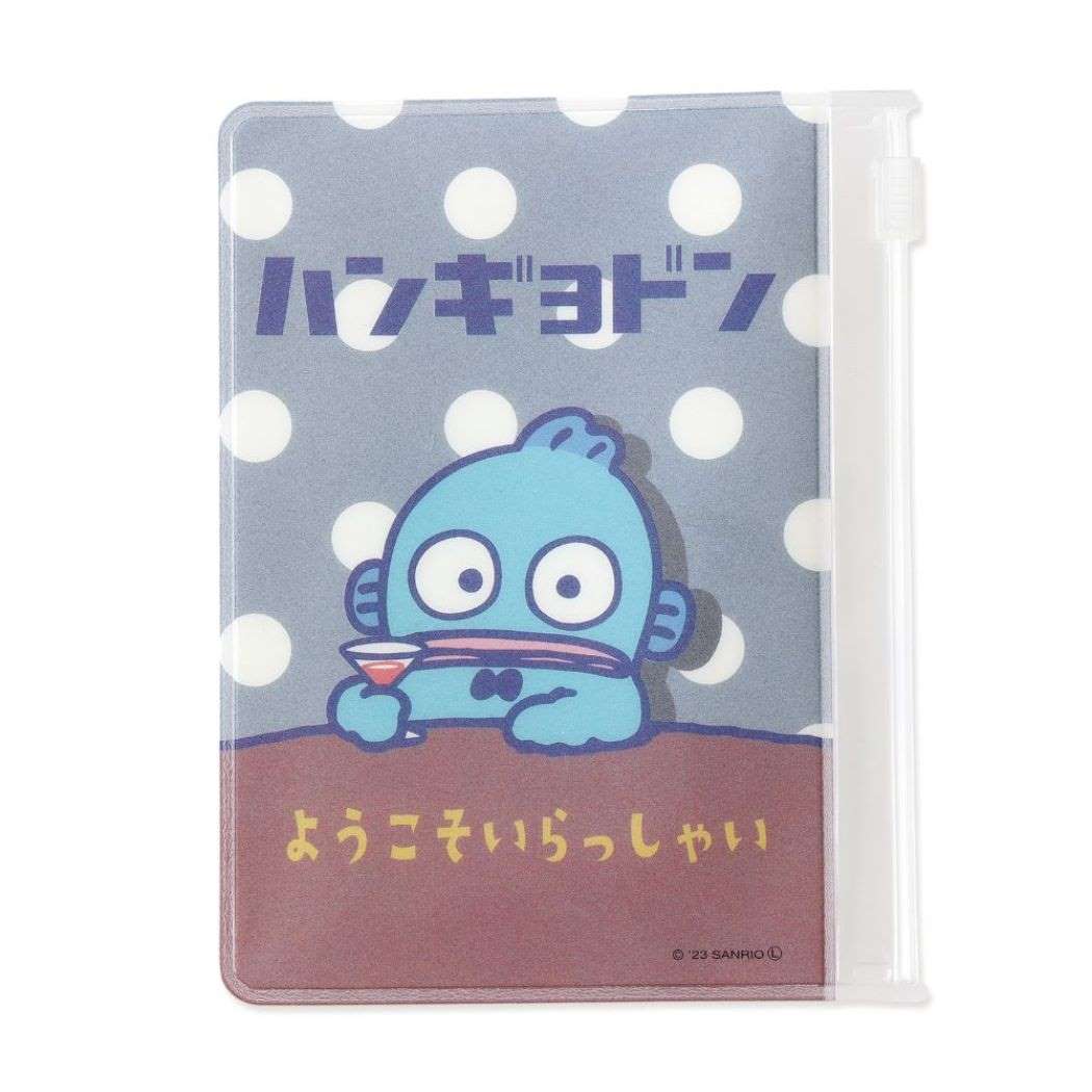 ハンギョドン ミニポーチ スライダーケース ファンシーレトロ サンリオ エムプラン 小物入れ かわいい キャラクター グッズ メール便可 シネマコレクション