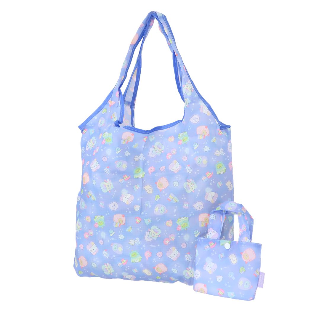 すみっコぐらし エコバッグ 折りたたみショッピングバッグ ナイトパーク サンエックス ジェイズプランニング お買い物かばん コンパクト キャラクター グッズ メール便可 シネマコレクションのサムネイル