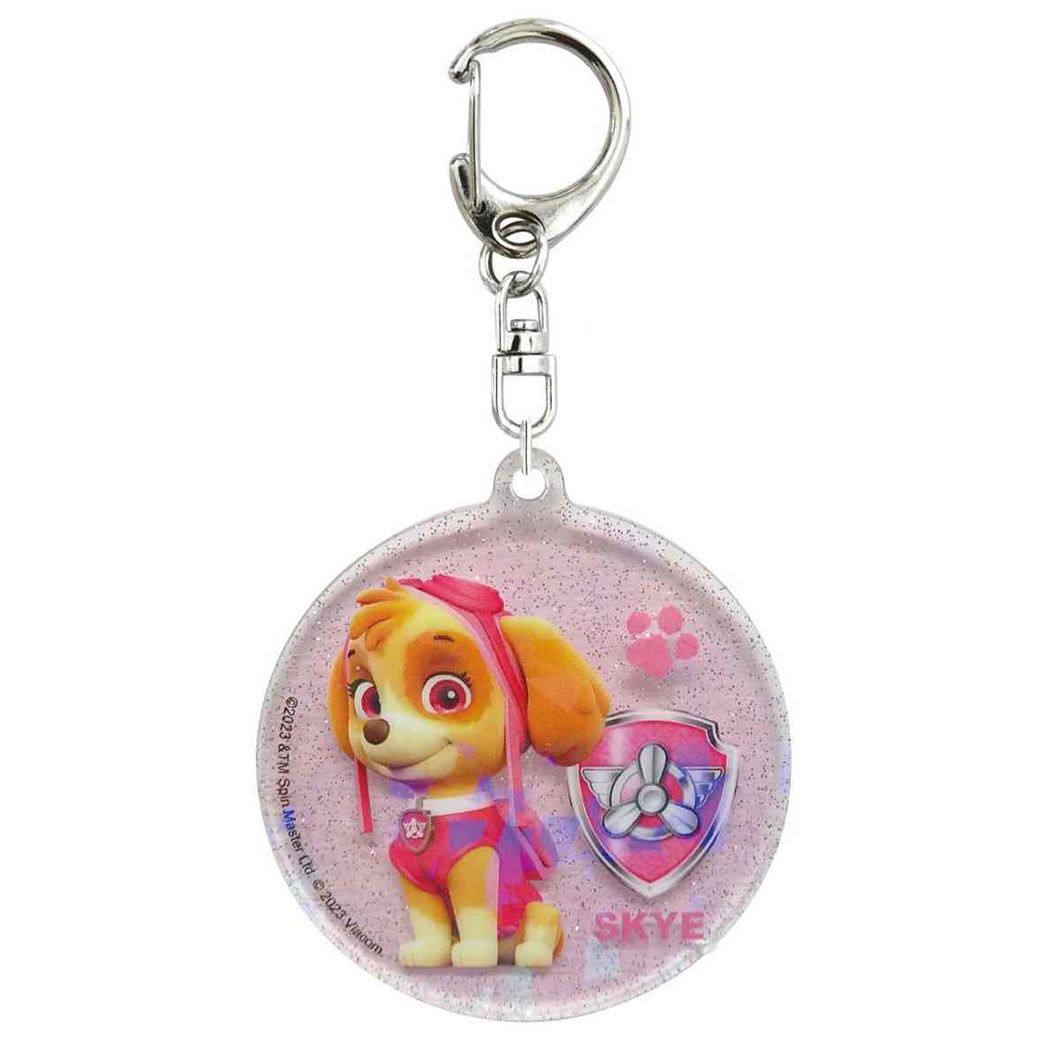 パウパトロール キーリング キラキラアクリルキーホルダー2 スカイ ケイカンパニー プレゼント アニメキャラクター グッズ メール便可 シネマコレクション