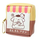 ポムポムプリン ミニポーチ 箱型ミニポーチ ファンシーレトロ サンリオ ケイカンパニー 小物入れ キャラクター グッズ シネマコレクション