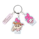 クレヨンしんちゃんxサンリオキャラクターズ キーリング 3連アクリルキーホルダー ネネちゃんxマイメロディ サンリオ サンスター文具 プレゼント キャラクター グッズ メール便可 シネマコレクション