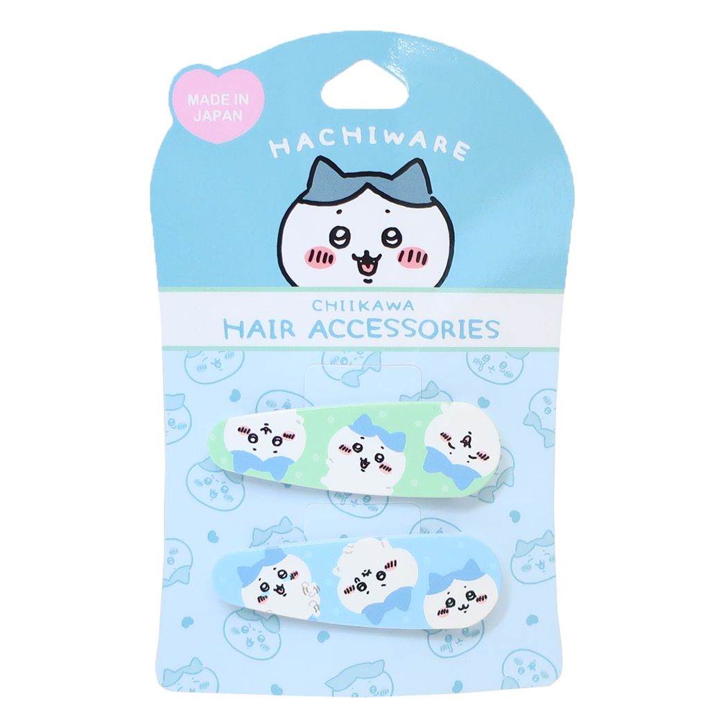 【最大1000円OFFクーポン！】ちいかわ ヘアアクセ スリーピン 2個セット ハチワレ 粧美堂 可愛い キッズ 小学生 幼稚園 キャラクター グッズ メール便可 シネマコレクション