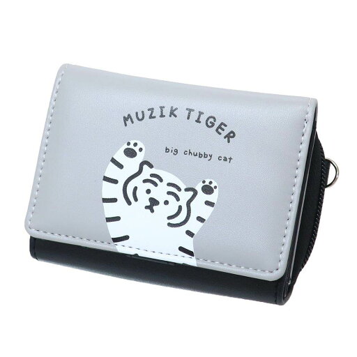 MUZIK TIGER ムジークタイガー ミニウォレット コンパクト財布 三つ折り GY 森本本店 ミニ財布 かわいい グッズ シネマコレクション MUZIK TIGER ムジークタイガー ミニウォレット コンパクト財布 三つ折り GY 森本本店 ミニ財布 かわいい グッズ シネマコレクション