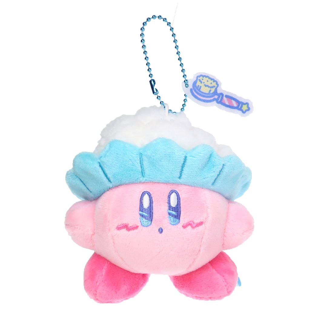 星のカービィ ぬいぐるみキーホルダー マスコット あわあわカービィ カービィ スイートドリームス 三英貿易 コレクター雑貨 キャラクター グッズ シネマコレクションのサムネイル