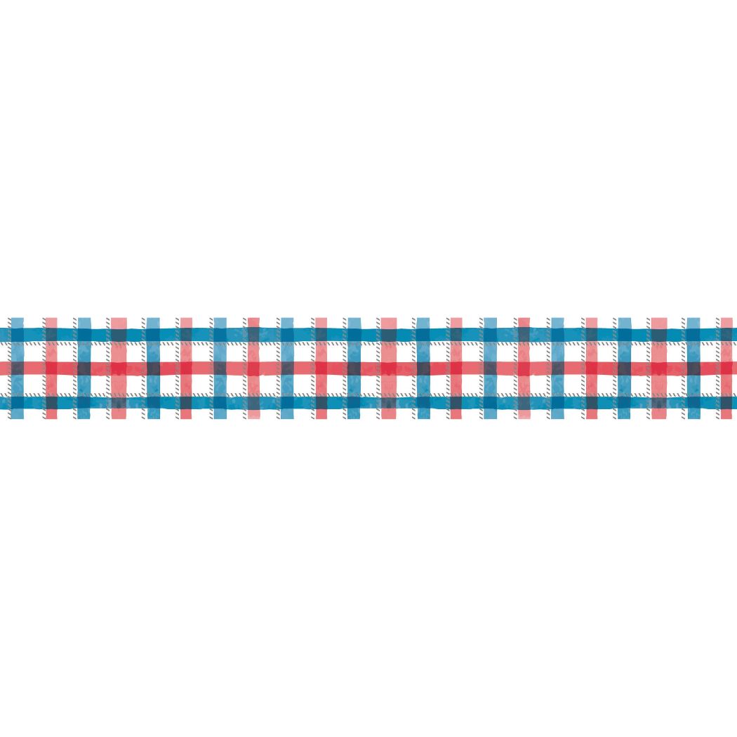 【12月は毎日ポイント10倍!】マスキングテープ 透明マスキングテープ トリコロールチェック クローズピン ステーショナリー デコレーション グッズ メール便可...