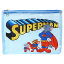 トムとジェリー コスメポーチ フラットポーチ SUPERMAN ワーナーブラザース マリモクラフト 小物入れ キャラクター グッズ メール便可 シネマコレクション