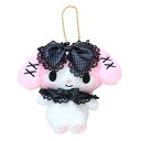マイメロディ マスコット ミニぬいぐるみボールチェーン ガーリーブラック サンリオ ナカジマ プレゼント キャラクター グッズ シネマコレクション