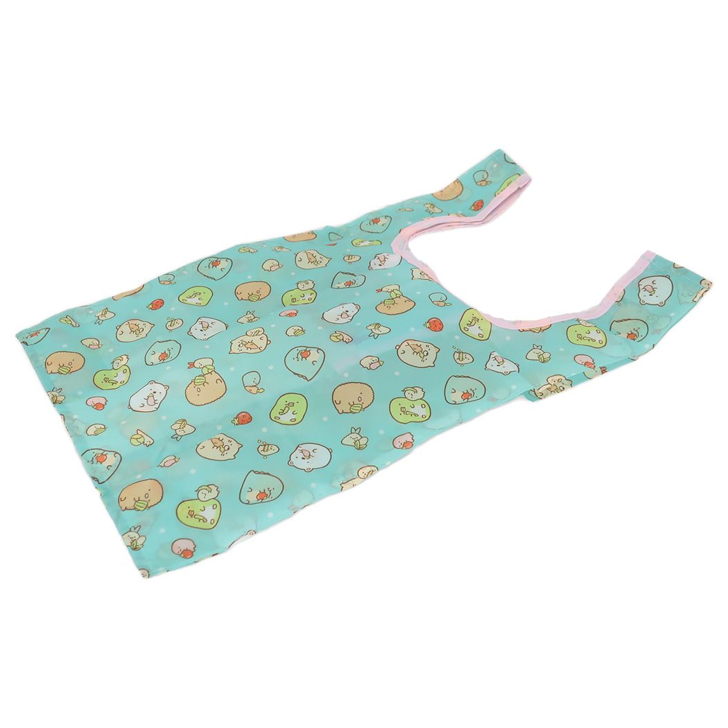 すみっコぐらし エコバッグ ポケット付きプチエコバッグ ブルー サンエックス ケイカンパニー ショッピングバッグ キャラクター グッズ メール便可 シネマコレクション