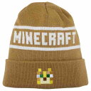 マインクラフト 帽子 KIDS ニット帽 ゴールド Minecraft カイタックファミリー 子ども キッズ ウォーマー 雑貨 ゲームキャラクター グッズ メール便可 シネマコレクション